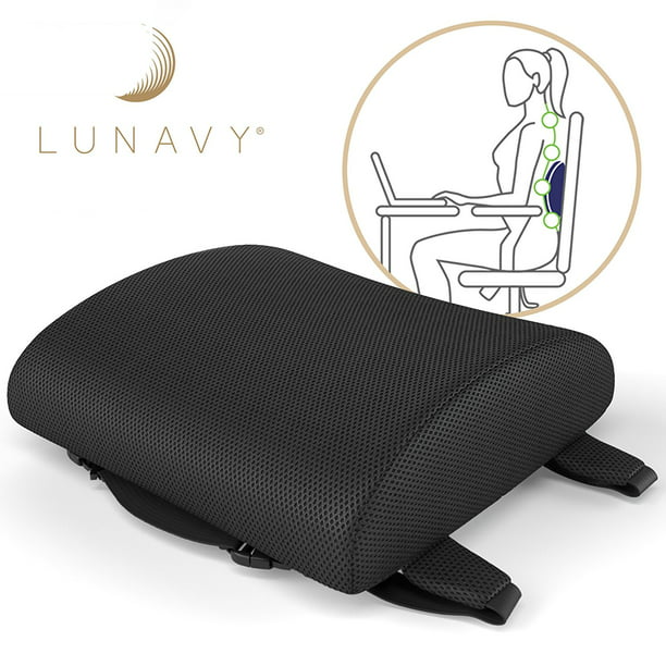 Lumbar Cushion Back Arm Soft Support Memory Foam Pillow Bed Car Office ~ x